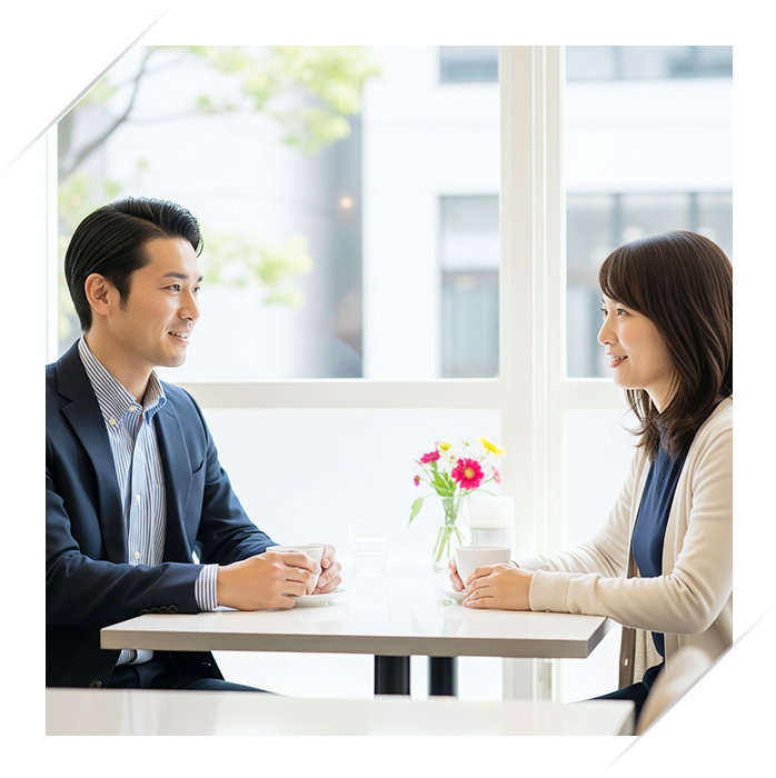 身元が確かな相手と出会える